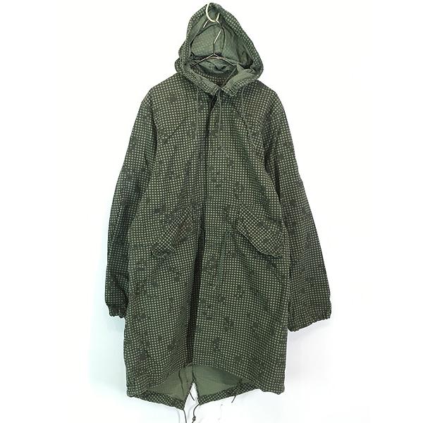 古着 80s 米軍 デザート ナイト カモ 迷彩 モッズ パーカー コート フィッシュテール ライナー完備!! M 古着 80s 米軍 デザート ナイト カモ 迷彩 モッズ パーカー コート