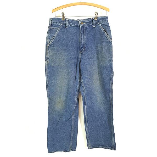 Carhartt デニムパンツ/ワークジーンズ 古着/実寸W34L3 Carhartt カーハート デニムパンツ テーパード ワークパンツ
