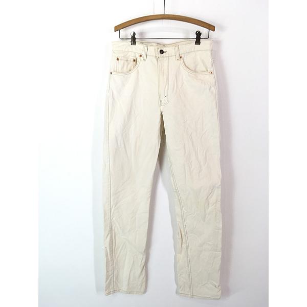 80s 90s Levi's 505 ホワイトUSA製　ペインターパンツ　美品 80s USA製 Levi'sリーバイス 505 ホワイト デニムパンツ w31 L32