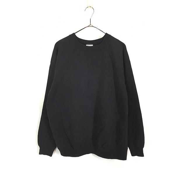 ビッグサイズ 60s PRINCETON ラグラン スウェット ブラック