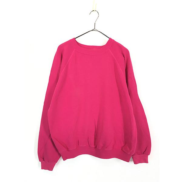 古着 80s USA製 Hanes 無地 ソリッド プレーン ラグラン スウェット
