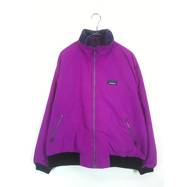古着 80s LL Bean 「Warm-up Jacket」 ネイティブ フリース ライナー