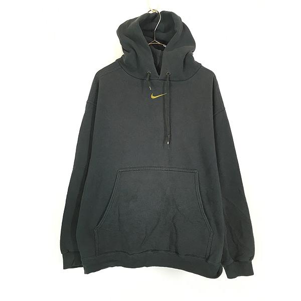 古着 90s USA製 NIKE センター スウォッシュ ロゴ 刺しゅう