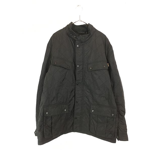 古着 Barbour 「Ariel Polarquilt」 エアリエル ポーラー キルティング スタンドカラー ジャケット 黒 XXL 古着 Barbour 「Ariel Polarquilt」 エアリエル ポーラー キルティング