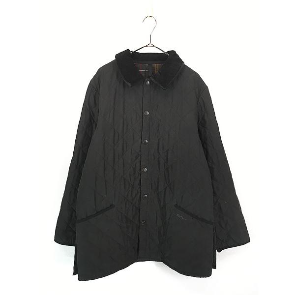 古着 00s ルーマニア製 Barbour 「Classic Eskdale Jacket」 エスクデール キルティング ジャケット コート 黒 M 古着 00s ルーマニア製 Barbour 「Classic Eskdale Jacket