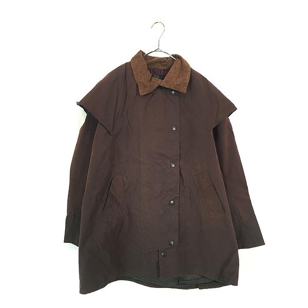 希少✨️Barbour×BackHouse オイルド90s 古着 90s- New Zealand製 Barbour × Backhouse 名作 オイルド
