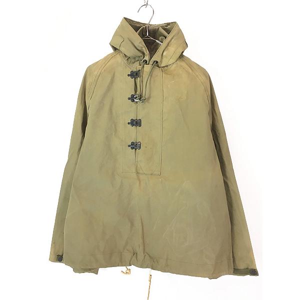 う*し様 40s U.S.Nレインパーカー　プルオーバー ジャケット ヴィンテー US NAVY(アメリカ海軍) 1940's～ N2 PULLOVER RAIN PARKA/ヴィンテージ