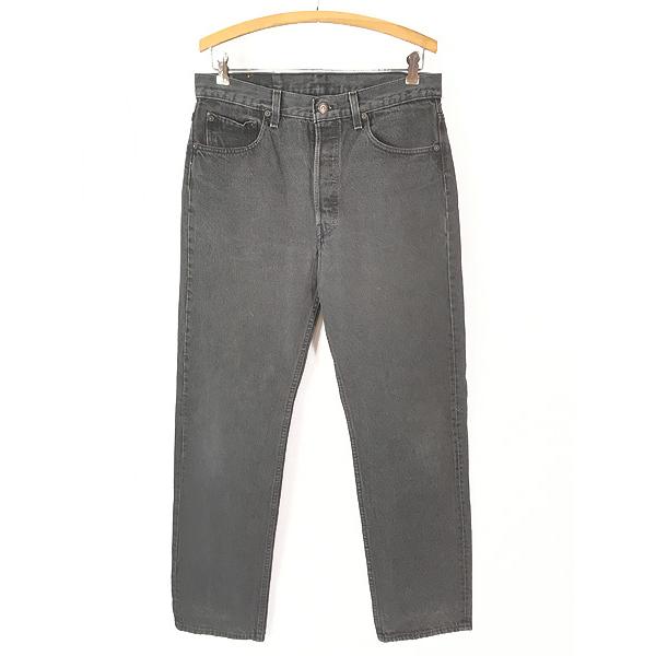 古着 90s USA製 Levi's 501-0660 サルファ スーパー ブラック デニム