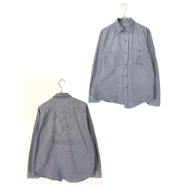 古着 60s Sanforized スタンプ 「BLUE JAYS」 染み込み 100