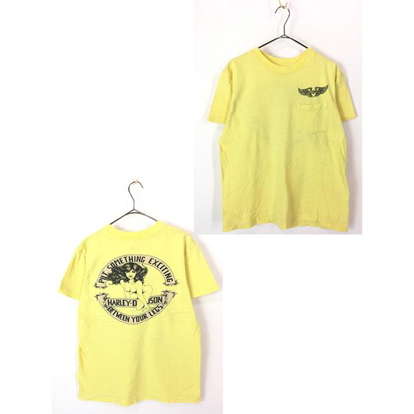 古着 80s USA製 HARLEY DAVIDSON 名作 「Nude with Black Long Hair