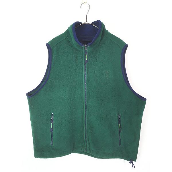 古着　Eddie bauer vest 90s 90s EddieBauer エディーバウアー グースダウンベスト ネイビー L