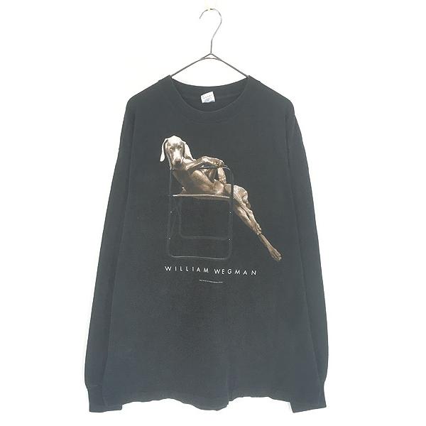94s WILLIAM WEGMAN Tシャツ 犬デザイン 古着 94s WILLIAM WEGMAN Tシャツ 犬デザイン 古着