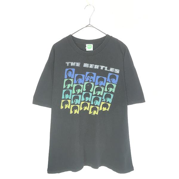 古着 00s The Beatles カラフル フォト グラフィック ミュージック