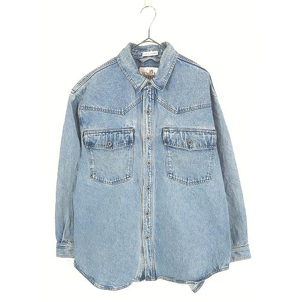 メンズ 90s Levi's silver tab デニムジャケット M アイスブルー
