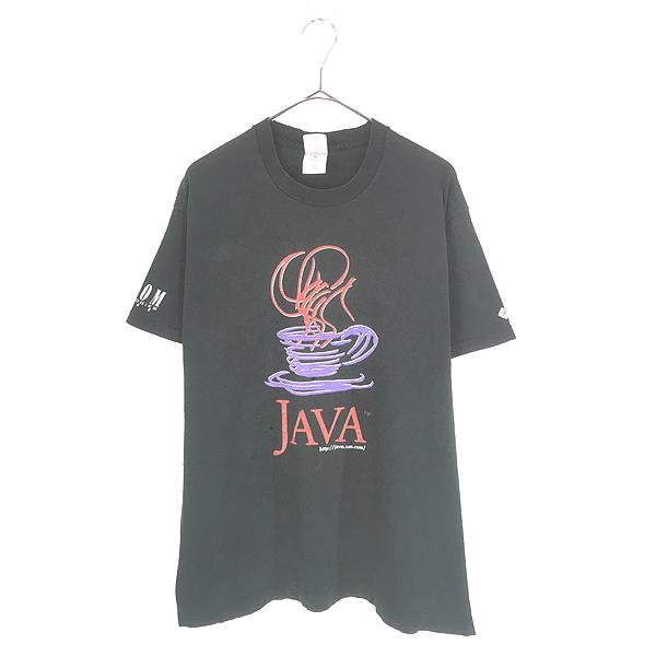 古着 90s 製 Sun Microsystems JAVA ジャバ プログラミング ソフトウェア Tシャツ XL 古着 90s Canada製 Sun Microsystems JAVA ジャバ プログラミング