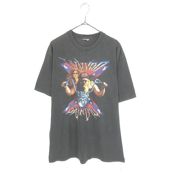 古着 00s Lynyrd Skynyrd 両面 サザン ロック バンド Tシャツ XL位