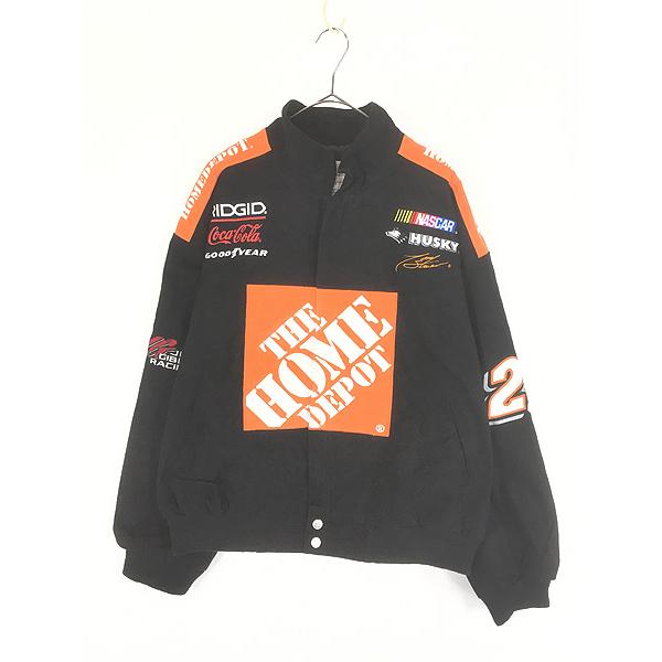 古着 CHASE 「The Home Depot」 ホーム デポ 企業 刺しゅう レーシング 