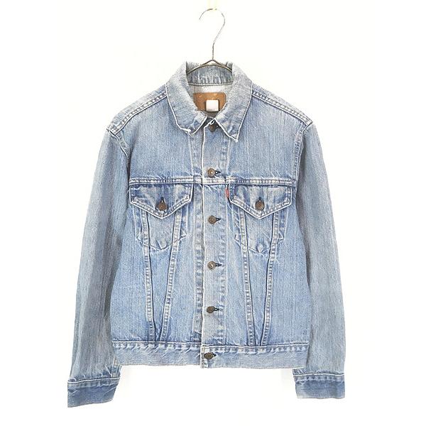 古着 70s USA製 Levi's 70505 4th インディゴ デニム トラッカー