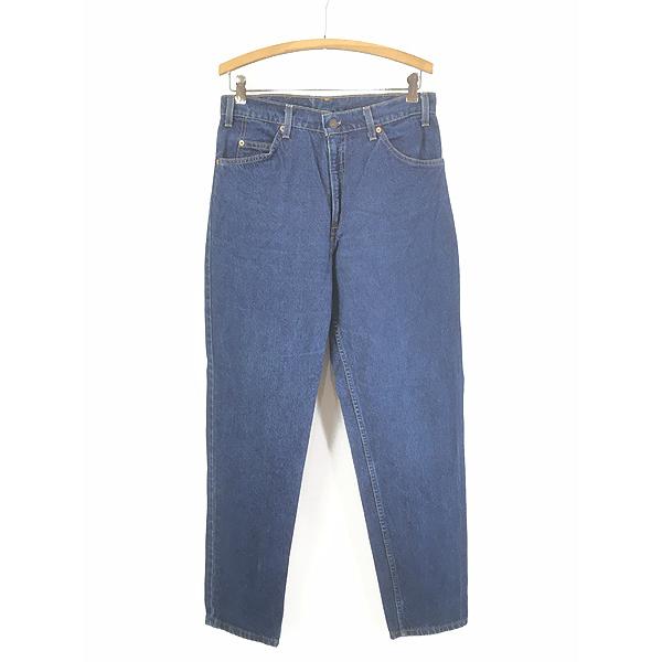古着 90s USA製 Levi's 550-0215 濃紺 ブルー デニム パンツ ジーンズ