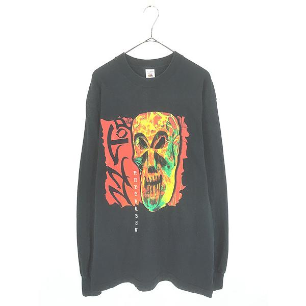 古着 90s ZZ Top 「Rhythmeen」 ハード ロック バンド 長袖 Tシャツ