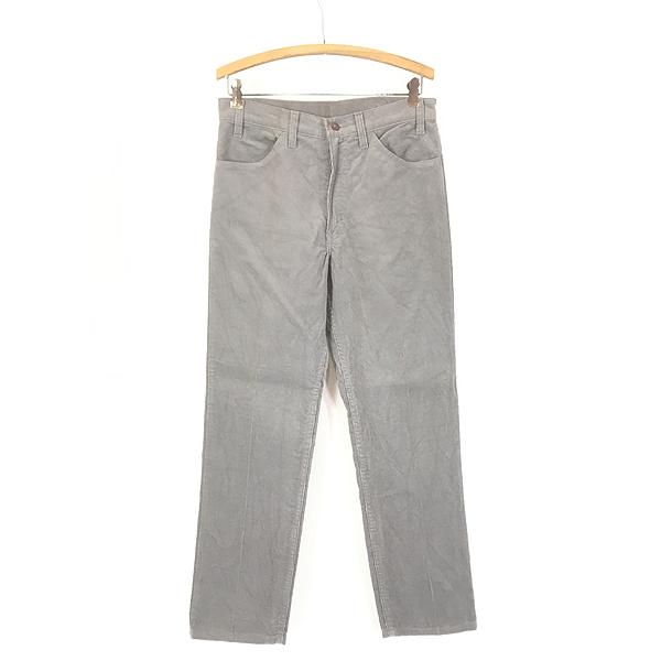 古着 90s USA製 Levi's 519-1555 コーデュロイ パンツ コーズ スリム グレー W31 L29 古着 90s USA製 Levi's 519-1555 コーデュロイ パンツ コーズ スリム