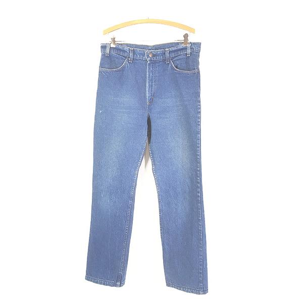 古着 80s USA製 Levi's 519-0217 濃紺 ブルー デニム パンツ ジーンズ