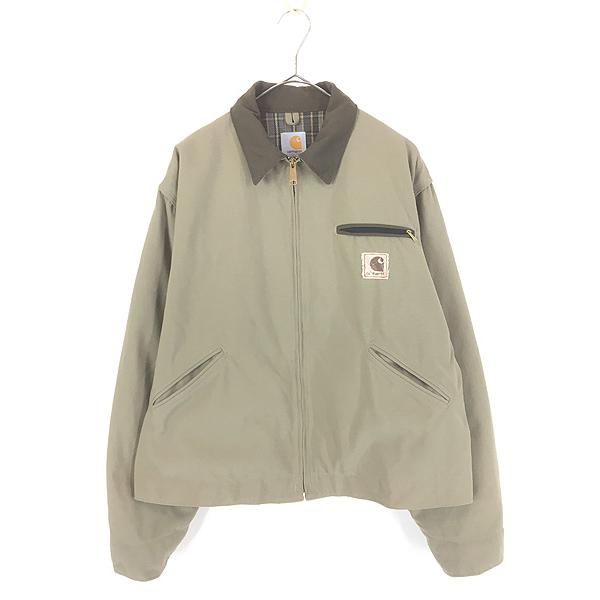 古着 00s Carhartt レアカラー!! TAN 裏地 チェック タン ダック