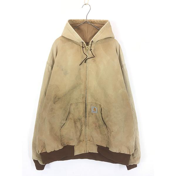 古着 80-90s Carhartt 裏地 メッシュ ブラウン ダック アクティブ