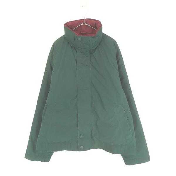 古着 90s Eddie Bauer コットン シェル グース ダウン ジャケット グリーン L 古着 90s Eddie Bauer コットン シェル グース ダウン ジャケット