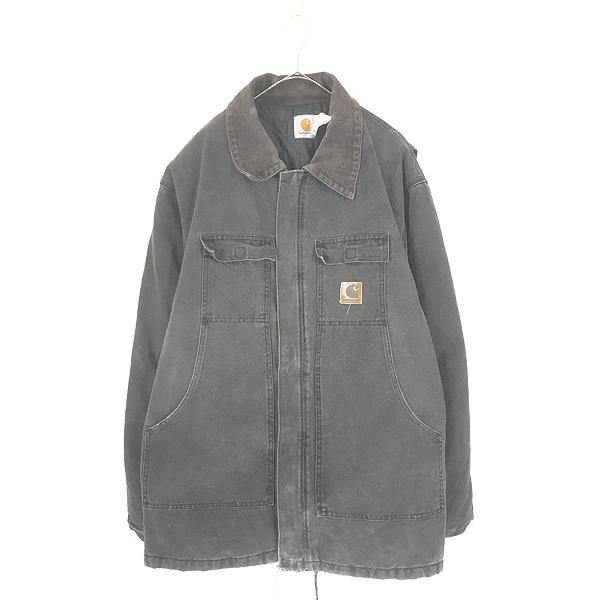 古着 90s- Carhartt フェード ブラック ダック パデット