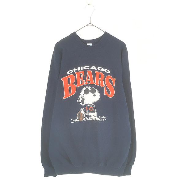 古着 80s USA製 Snoopy スヌーピー NFL Chicago Bears ベアーズ