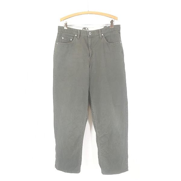古着 00s 製 Levi's Silver Tab 55424-7739 5ポケット グレー チノ ワイド パンツ ジーンズ W34 L31 古着 00s Canada製 Levi's Silver Tab 55424-7739 5ポケット グレー