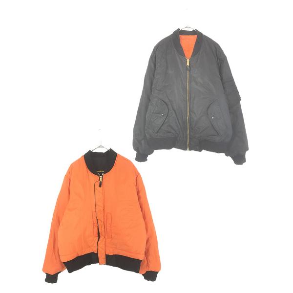 古着 90s ROTHCO ULTRA FORCE 「USMC」 ミリタリー MA-1 リバーシブル