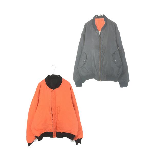 古着 90s ALPHA MA-1 「8279E (USAF)」 リバーシブル フライト