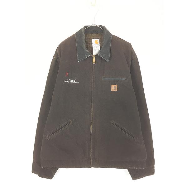古着 10s Carhartt 裏地 チェック ブランケット DKB ダークブラウン