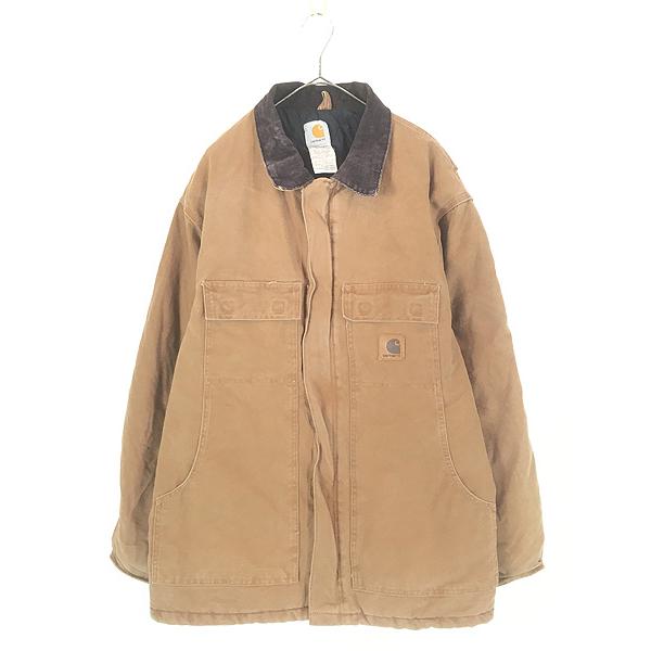 古着 00s USA製 Carhartt BRN ブラウン ダック パデット