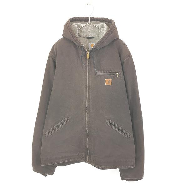 古着 10s Carhartt 裏ボア DKB ダークブラウン ダック デトロイト