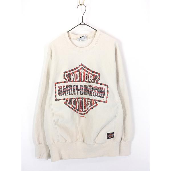 古着 90s USA製 HARLEY DAVIDSON バー&シールド リバース タイプ