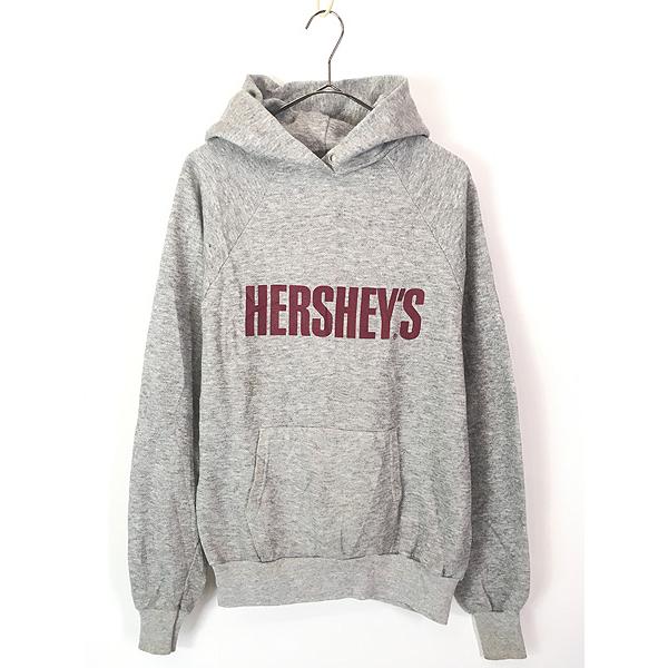 古着 80s USA製 HERSHEY'S ハーシーズ チョコレート 企業 スウェット