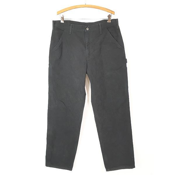 古着 10s Carhartt 裏地 チェック ブラック ダック ペインター