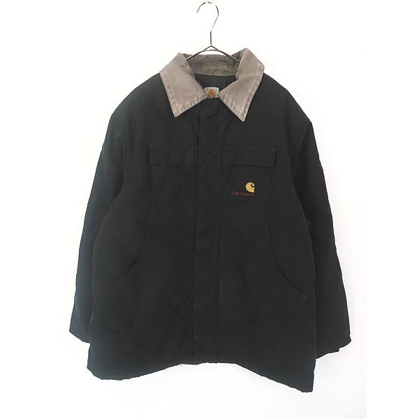 古着 Carhartt ナイロン ブラック ダック パデット トラディショナル