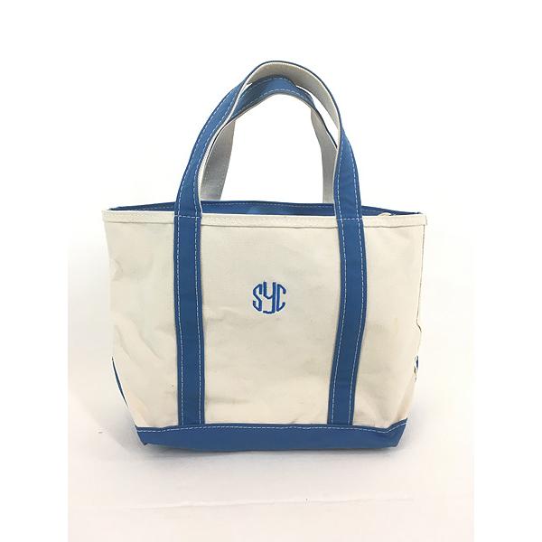 00s L.L Bean トートバッグ USA製 00s USA製 L.L.Bean BOAT AND TOTE JLE 刺繍 カラー キャンバス トート