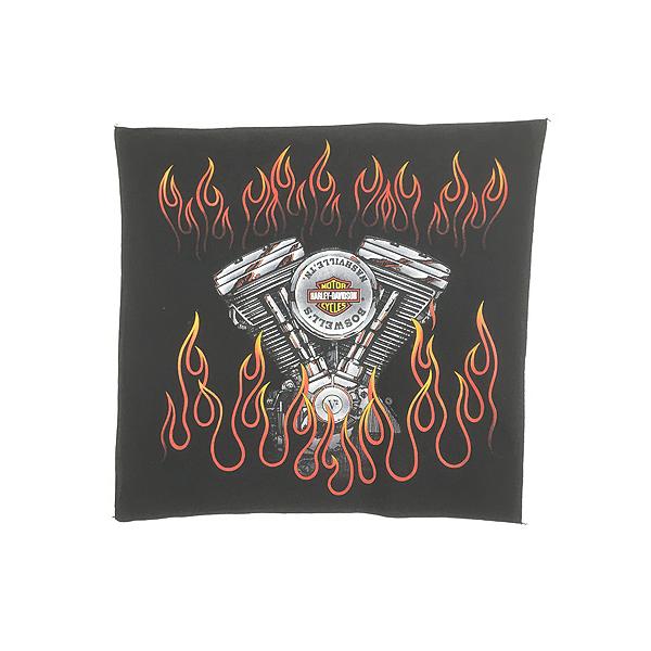 雑貨 古着 90s USA製 HARLEY DAVIDSON V2 エンジン ファイヤー