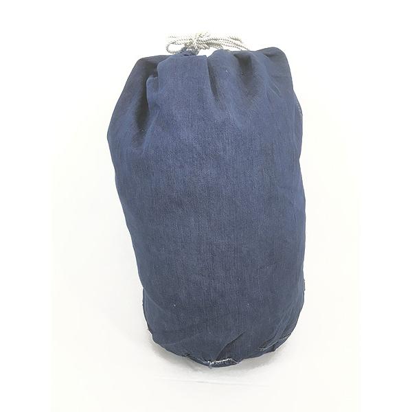 雑貨 古着 40s 米軍 インディゴ デニム 巾着型 ランドリー バッグ 中型