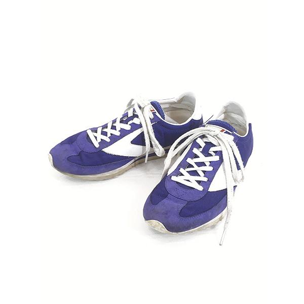 雑貨 古着 80s BROOKS Brooks Vanguard スエード×ナイロン メッシュ