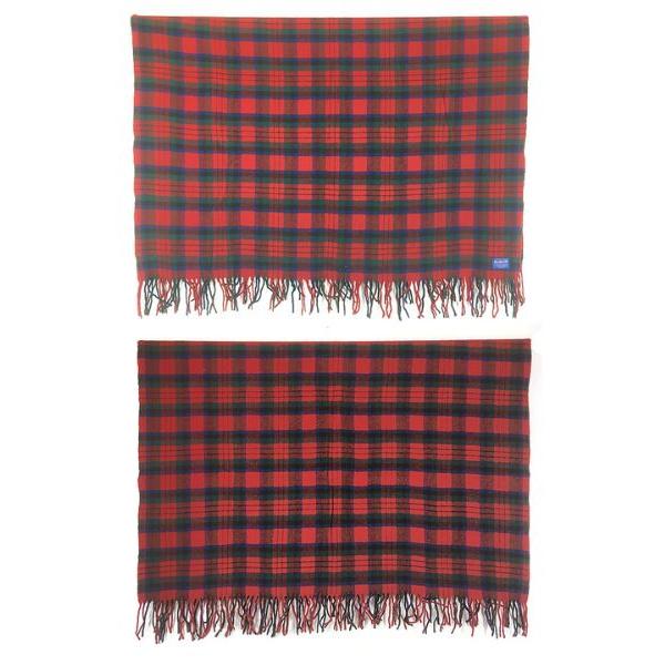 雑貨 古着 90s Pendleton ターターン チェック柄 ウール ブランケット ファブリック 雑貨 古着 90s Pendleton ターターン チェック柄 ウール ブランケット