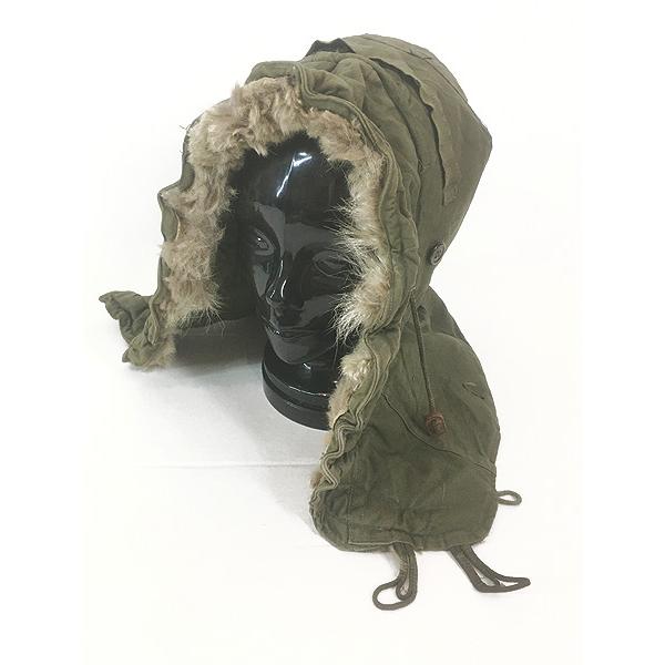 雑貨 古着 70s 米軍 US M-1951 ミリタリー モッズ パーカー用 アタッチメント コヨーテファー フード 帽子 雑貨 古着 70s 米軍 US M-1951 ミリタリー モッズ パーカー用
