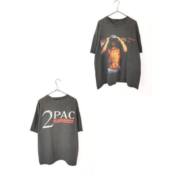 古着 90s TUPAC 2pac 「all eyes on me」 フォト ヒップホップ ラップ