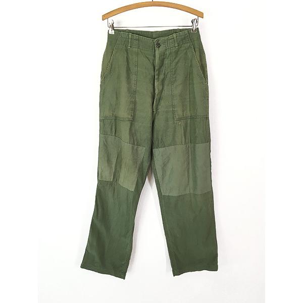 古着 60s 米軍 US ARMY 「初期」 リペア&パッチワーク コットンサテン
