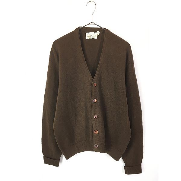 古着 60s USA製 Arnold Palmer Robert Bruce ブラウン ソリッド